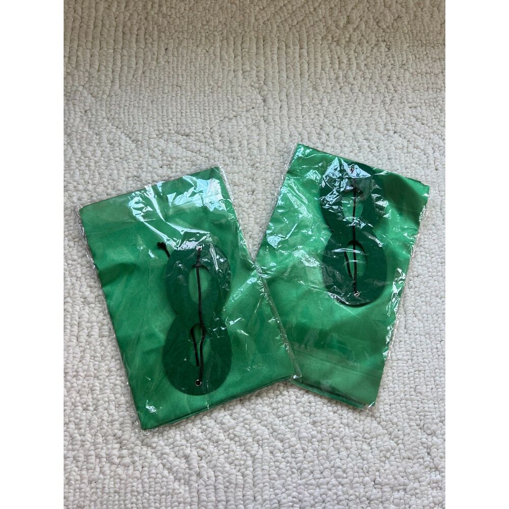 green cape and mask costume set